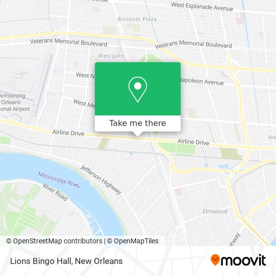 Lions Bingo Hall map