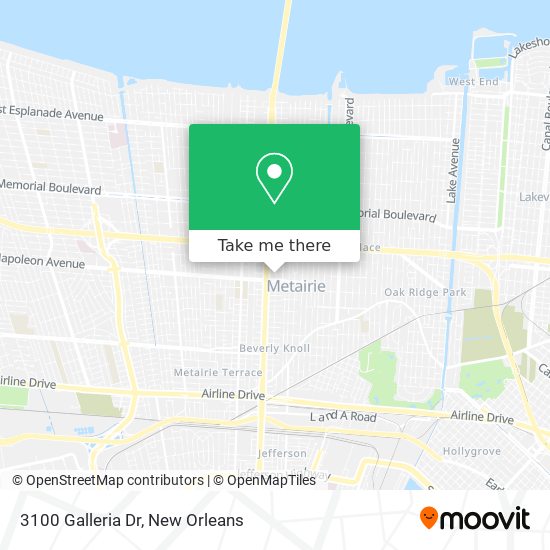 Mapa de 3100 Galleria Dr