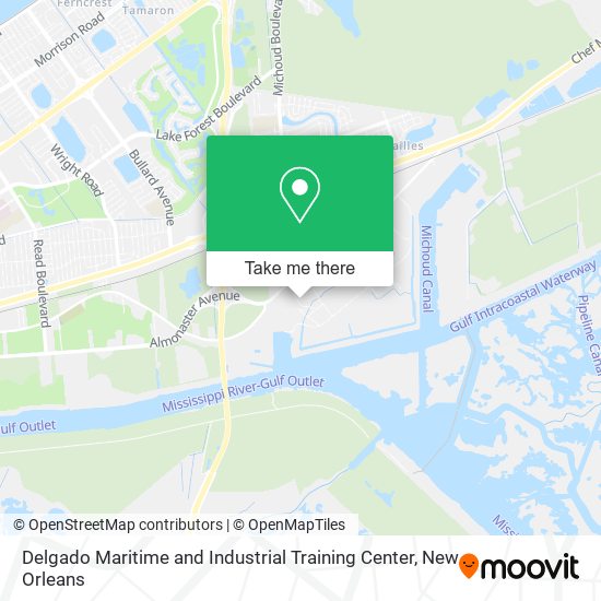 Mapa de Delgado Maritime and Industrial Training Center
