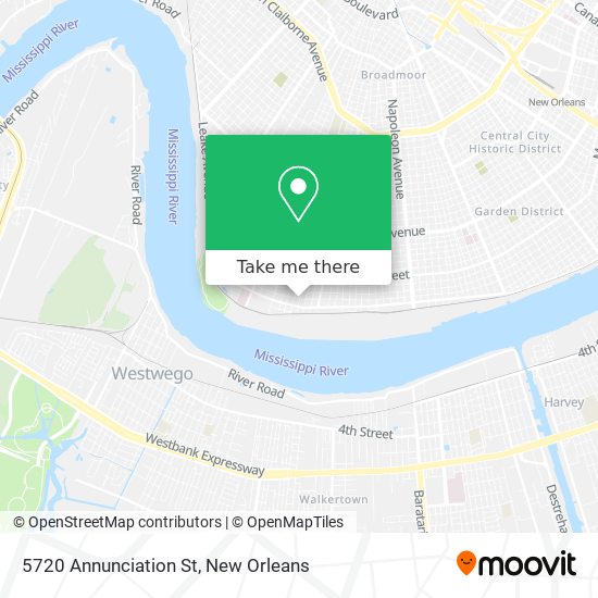 5720 Annunciation St map