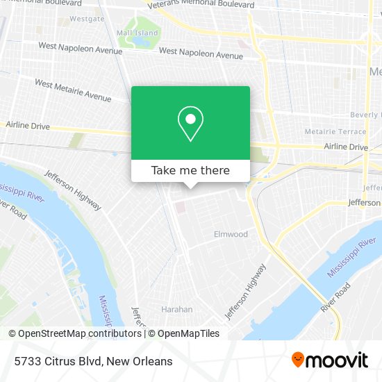 5733 Citrus Blvd map