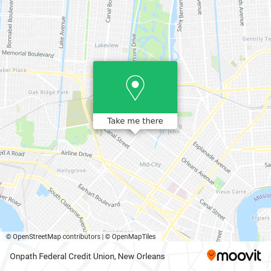 Mapa de Onpath Federal Credit Union