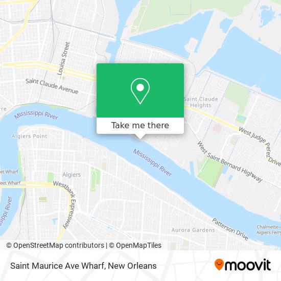 Mapa de Saint Maurice Ave Wharf
