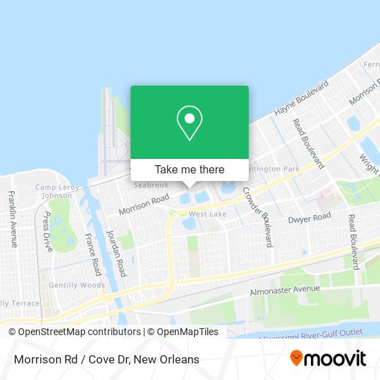 Morrison Rd / Cove Dr map