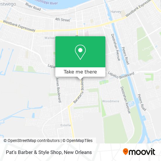 Mapa de Pat's Barber & Style Shop