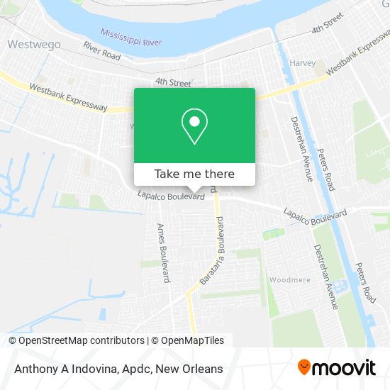 Anthony A Indovina, Apdc map