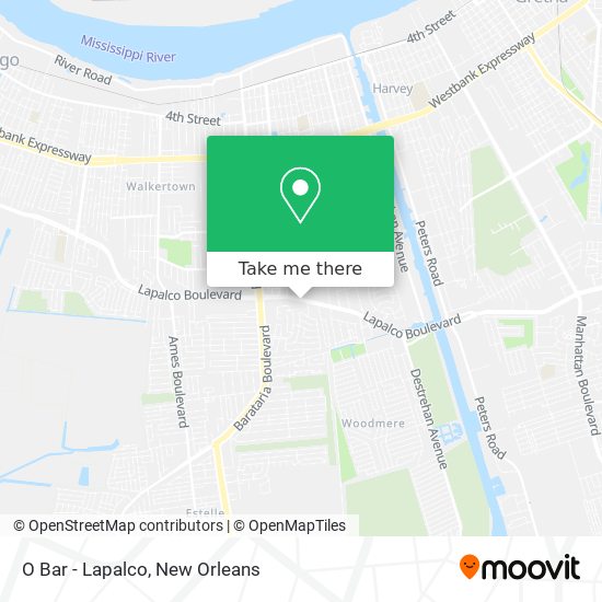Mapa de O Bar - Lapalco
