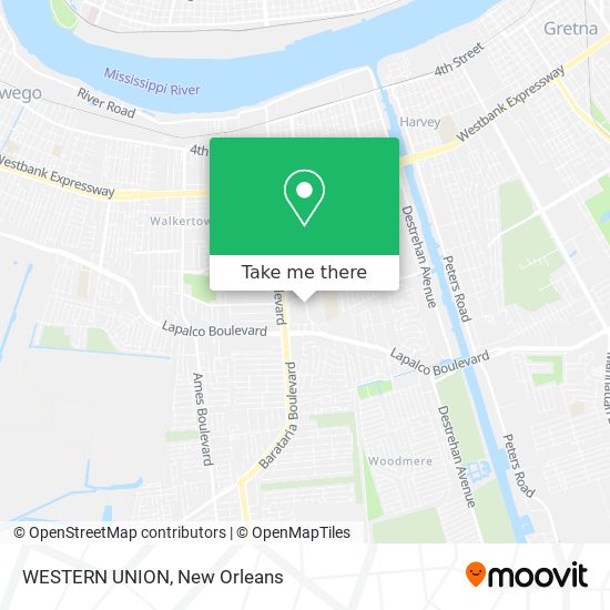 Mapa de WESTERN UNION