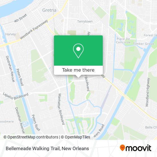 Bellemeade Walking Trail map