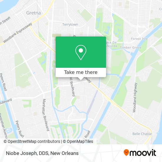 Niobe Joseph, DDS map