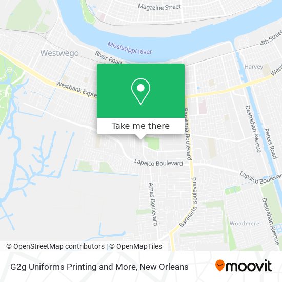 Mapa de G2g Uniforms Printing and More