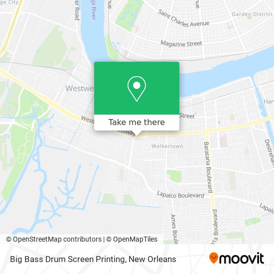 Big Bass Drum Screen Printing map