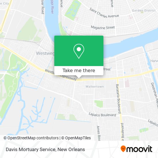 Davis Mortuary Service map
