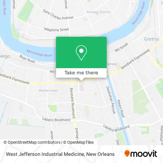 Mapa de West Jefferson Industrial Medicine