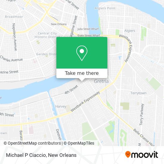 Michael P Ciaccio map
