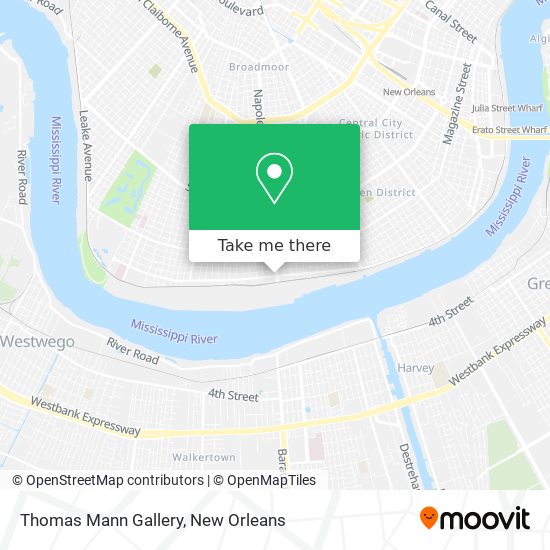 Mapa de Thomas Mann Gallery