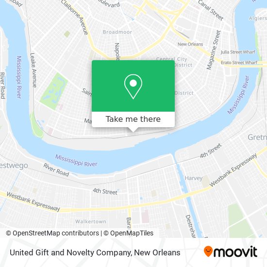 United Gift and Novelty Company map