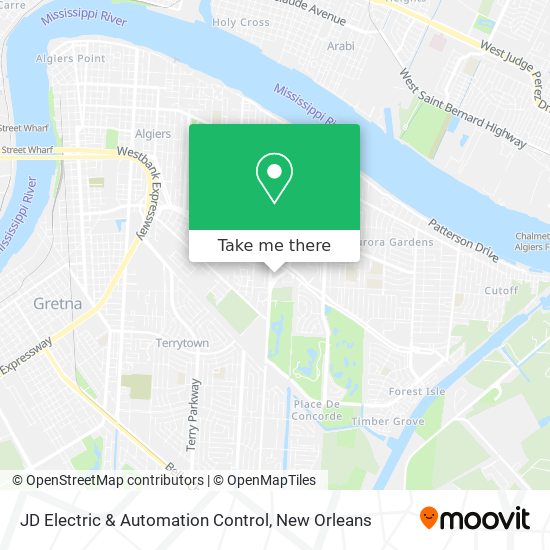 Mapa de JD Electric & Automation Control