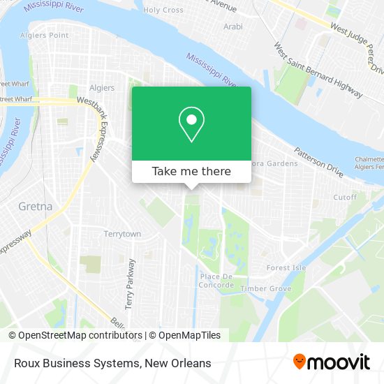 Roux Business Systems map