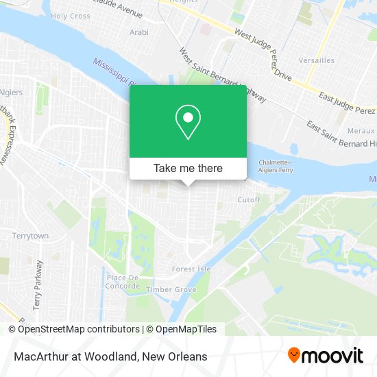 MacArthur at Woodland map