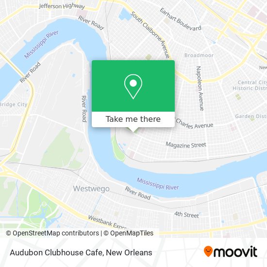 Mapa de Audubon Clubhouse Cafe