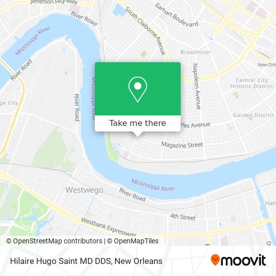Mapa de Hilaire Hugo Saint MD DDS