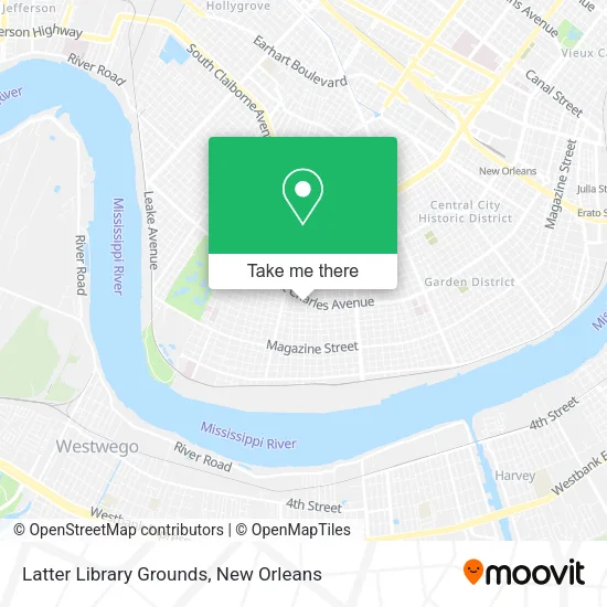 Latter Library Grounds map