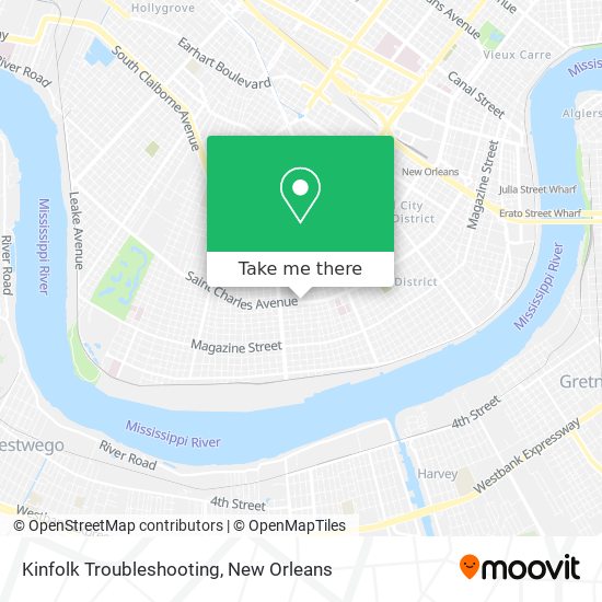 Kinfolk Troubleshooting map