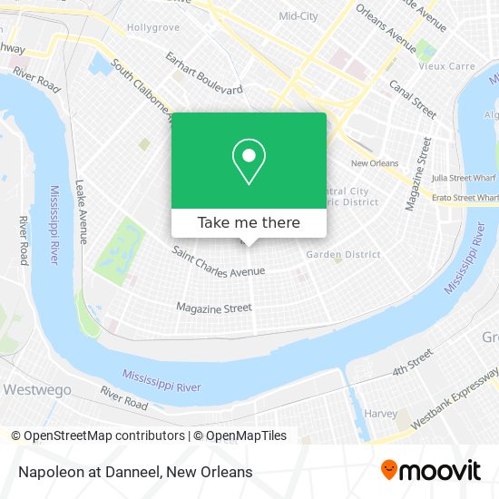 Napoleon at Danneel map