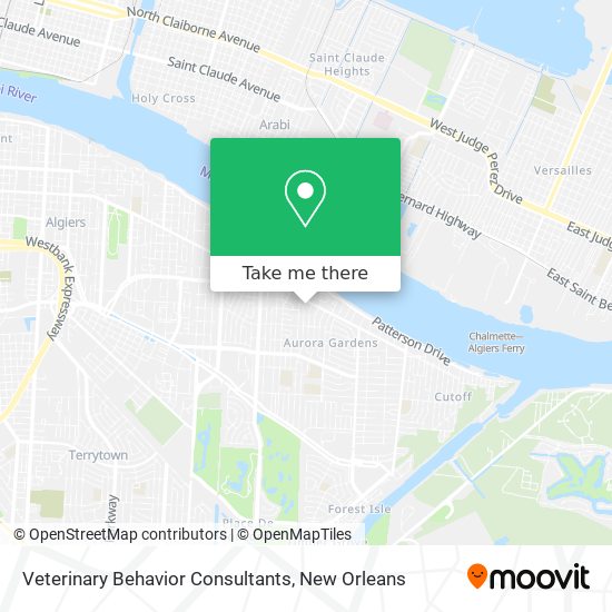 Mapa de Veterinary Behavior Consultants