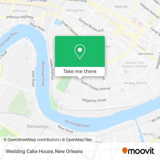 Mapa de Wedding Cake House
