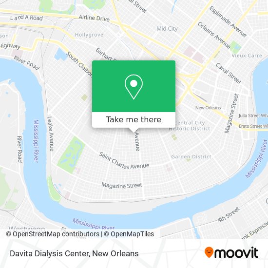Mapa de Davita Dialysis Center