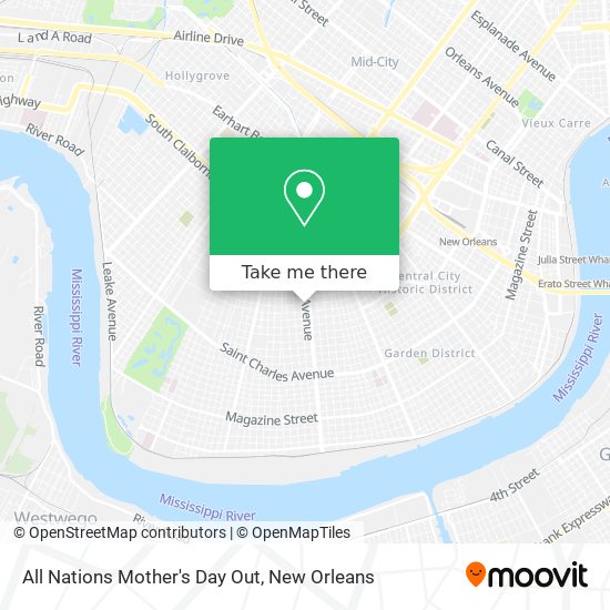 All Nations Mother's Day Out map