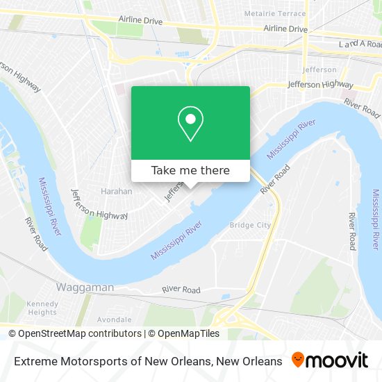 Mapa de Extreme Motorsports of New Orleans