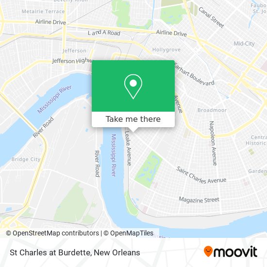 St Charles at Burdette map
