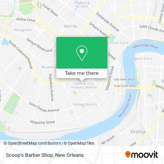 Mapa de Scoop's Barber Shop