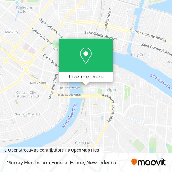 Mapa de Murray Henderson Funeral Home