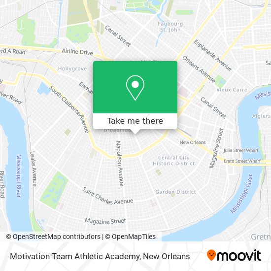 Motivation Team Athletic Academy map