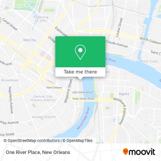 Mapa de One River Place