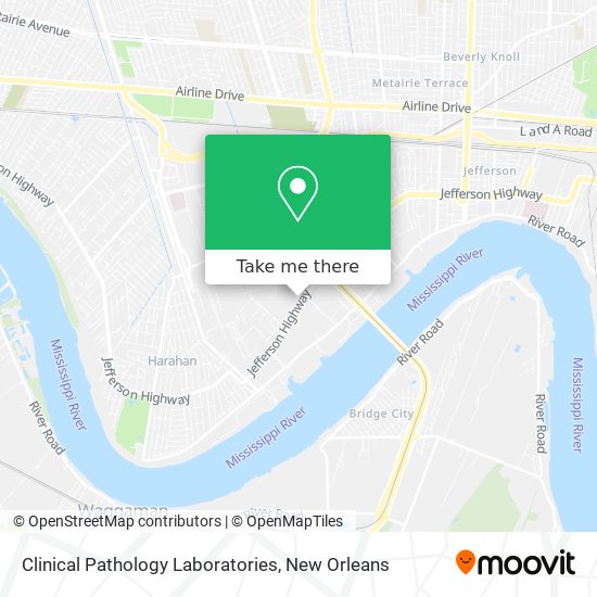Clinical Pathology Laboratories map