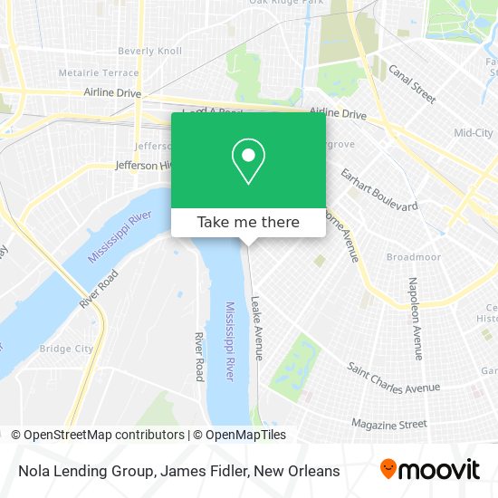 Nola Lending Group, James Fidler map