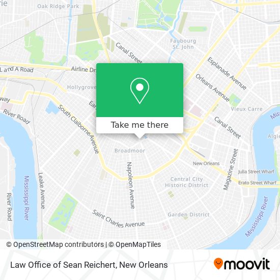 Mapa de Law Office of Sean Reichert