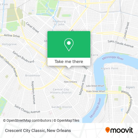 Crescent City Classic map