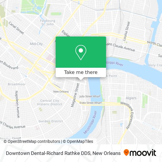 Downtown Dental-Richard Rathke DDS map