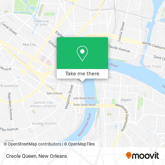 Mapa de Creole Queen