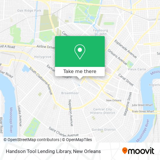 Handson Tool Lending Library map