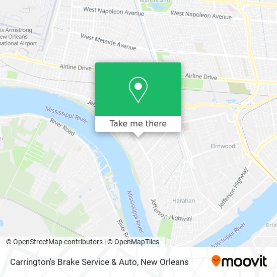 Mapa de Carrington's Brake Service & Auto