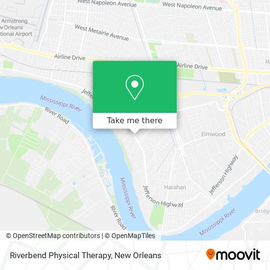 Riverbend Physical Therapy map