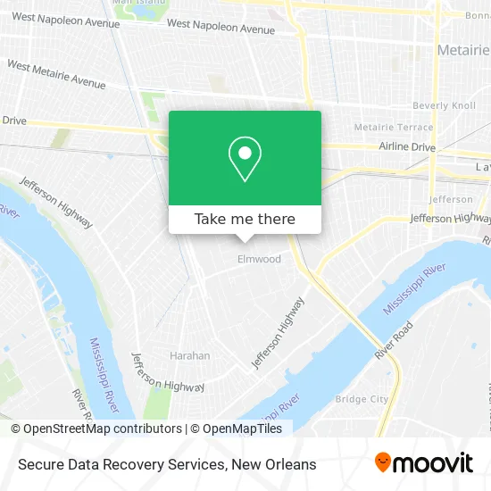 Secure Data Recovery Services map