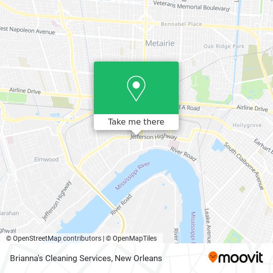 Brianna's Cleaning Services map